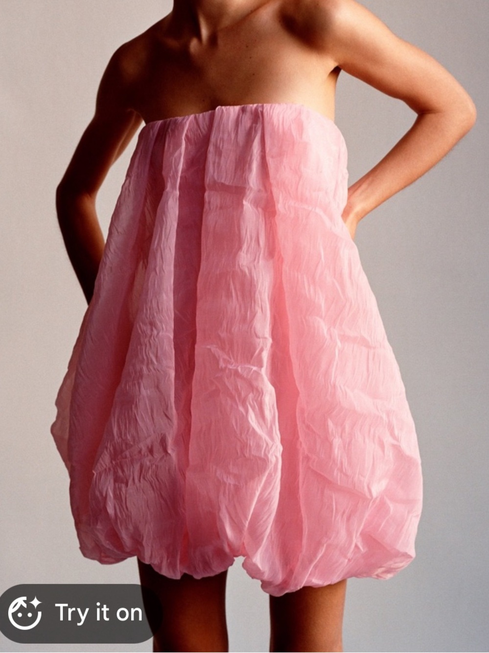 Women's Pink Bubble Skirt - Lightweight Flowy Design - Picture 8 of 9
